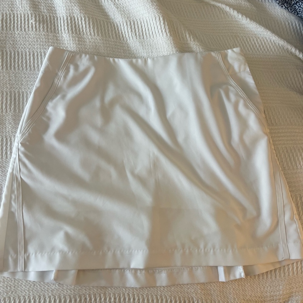 Adidas clima cool skirt white size 8